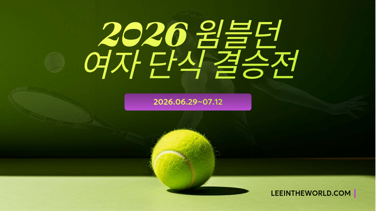 2026 윔블던 테니스대회 여자 단식 결승 우승 챔피언 상금