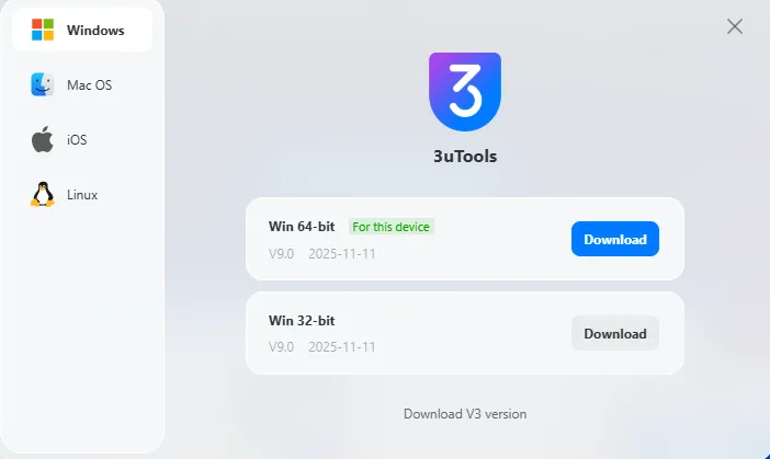 PC 아이폰 GPS 위치 조작 3uTools 다운로드