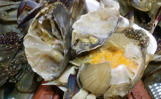 소래포구 꽃게 내장