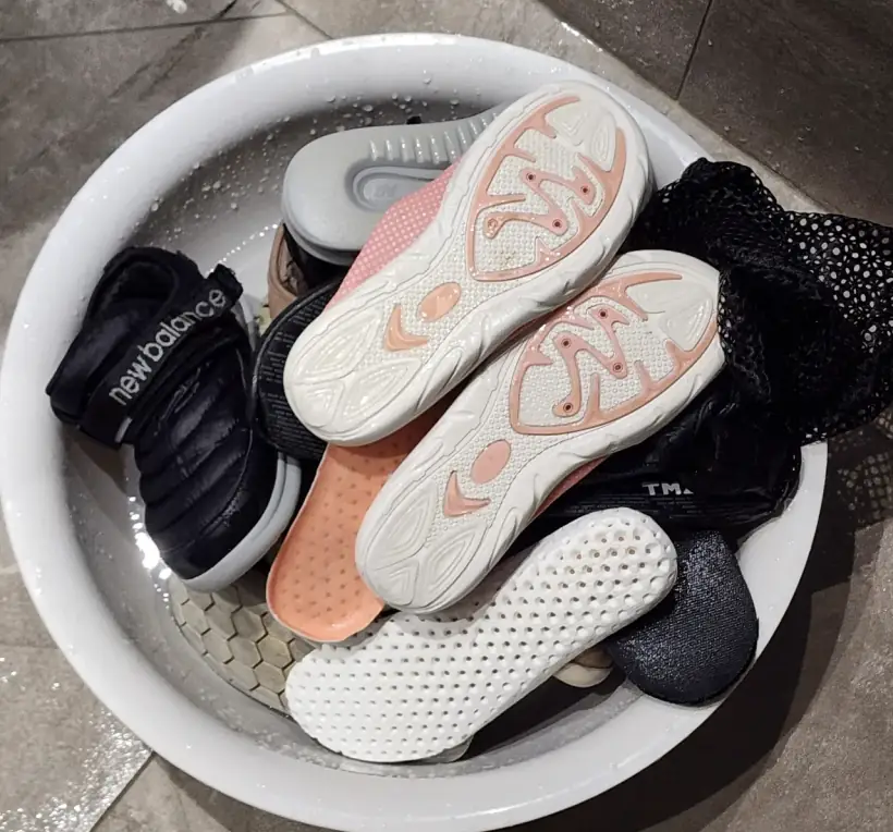 운동화솔로초벌세탁