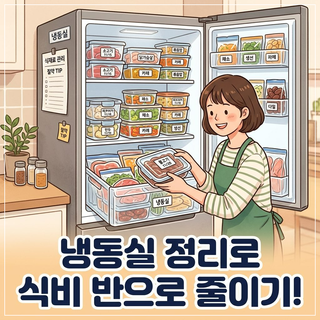 냉동실정리