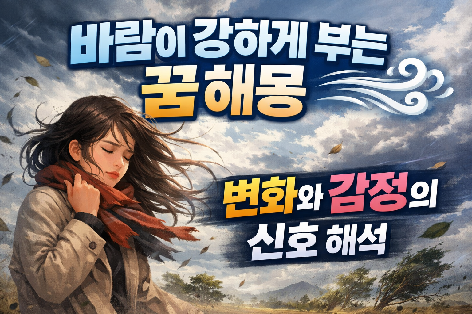바람이 강하게 부는 꿈