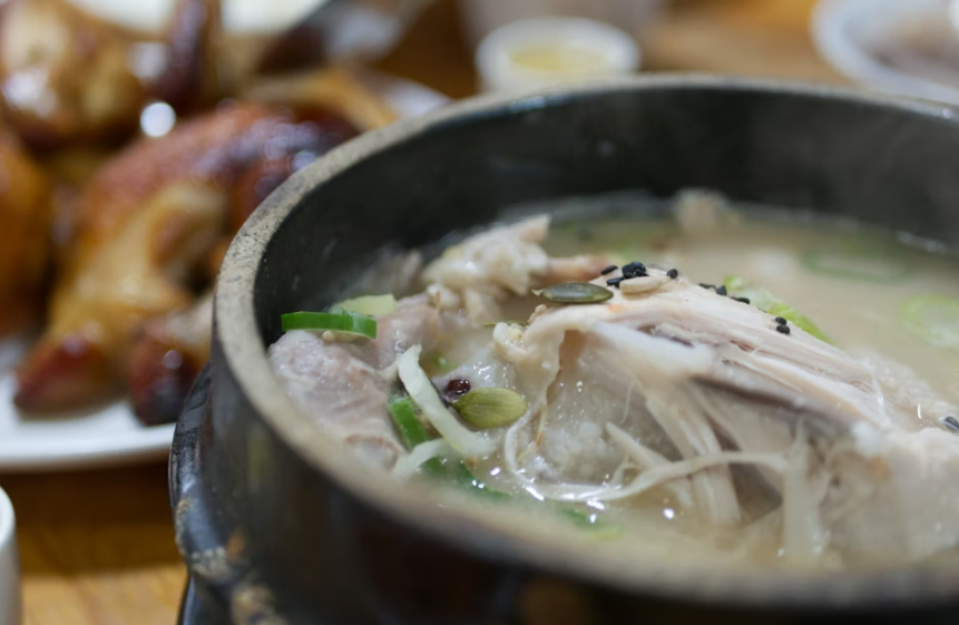 삼계탕 음식 사진