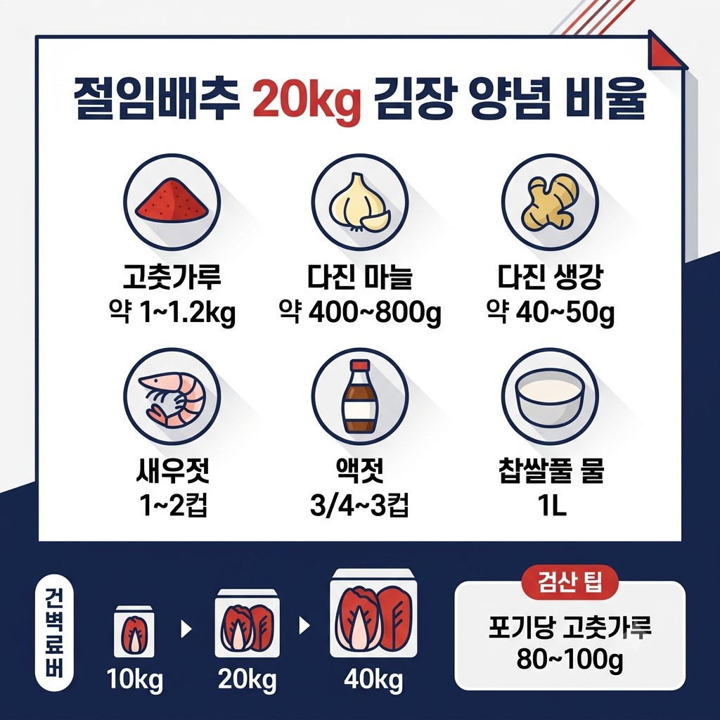김장양념 인포그래픽