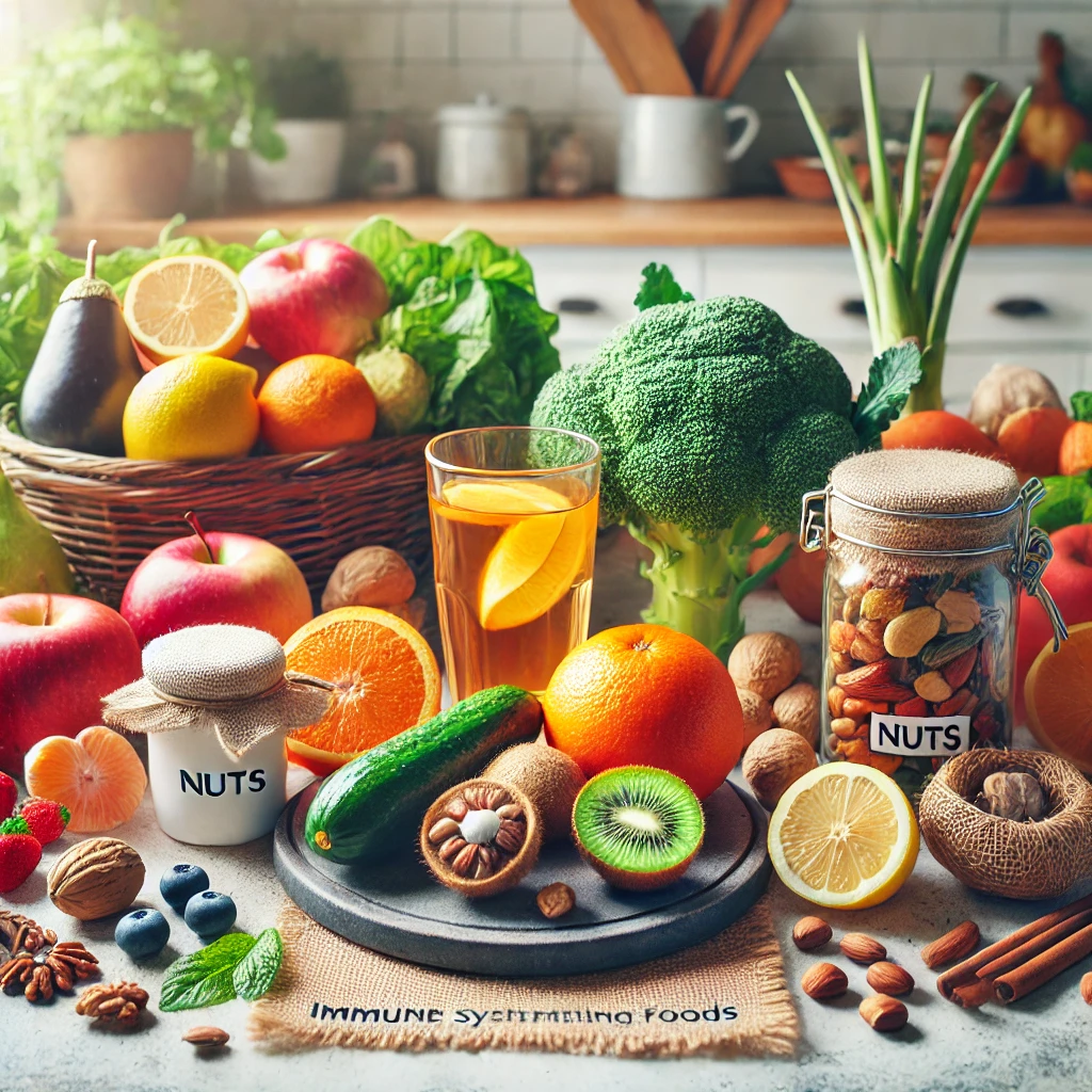 면연력 강화에 좋은 식단 사진