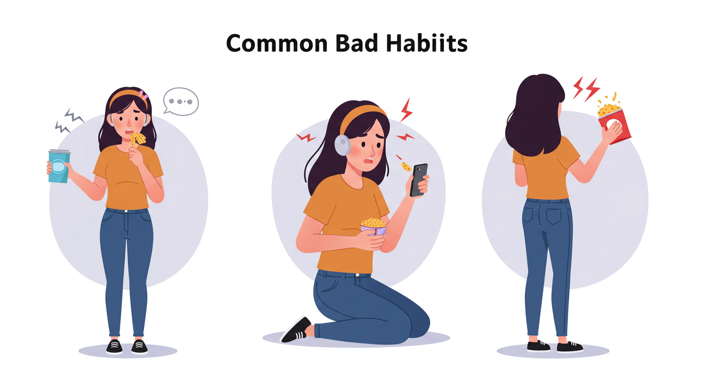 나쁜 습관이 뇌를 망가뜨린다?