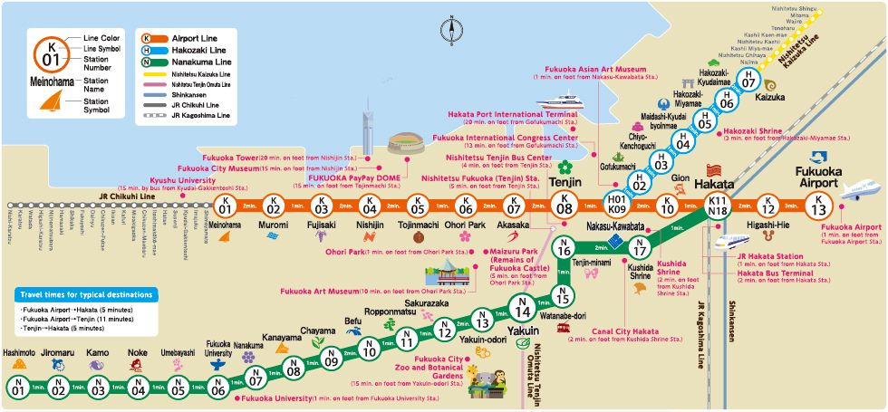 후쿠오카 교통 지하철