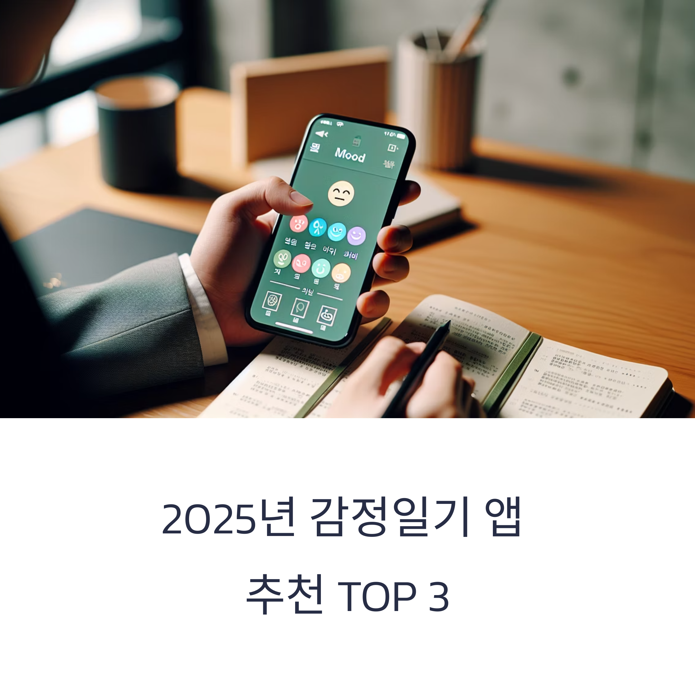 2025년 감정일기 앱 추천 TOP 3: 최신 기능과 사용자 만족도 기반 완벽 가이드