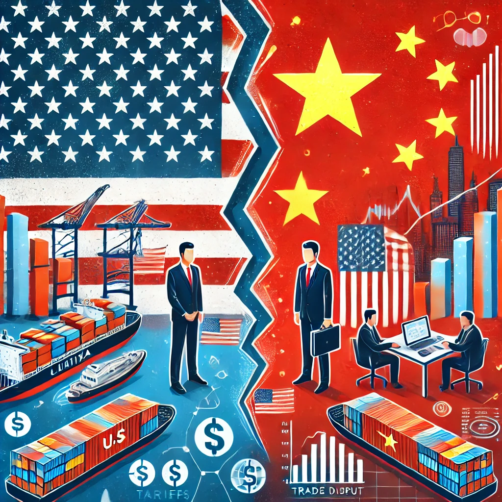 미국-중국 무역전쟁이 미치는 영향 관련 이미지