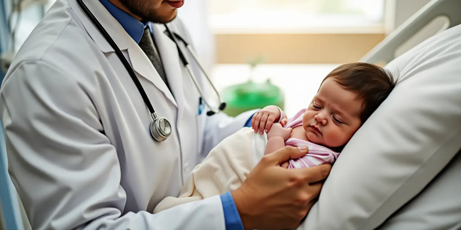 병원에서 태어난 신생아