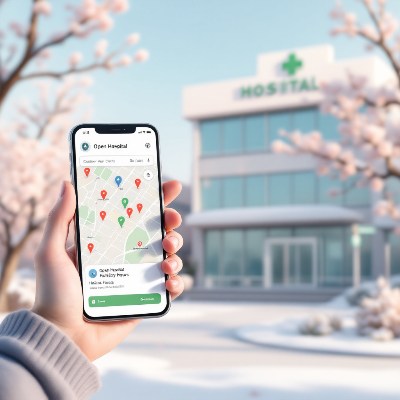 설 명절 연휴 문여는 병원 이미지