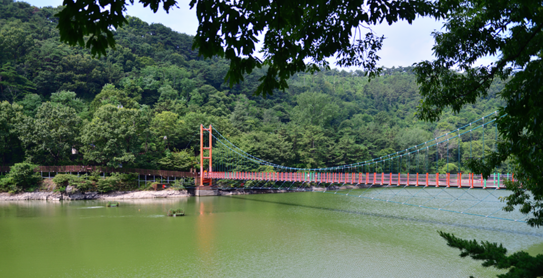 입곡군립공원 출렁다리
