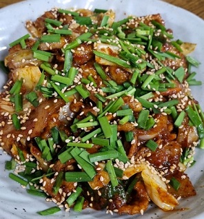 여주-제육볶음