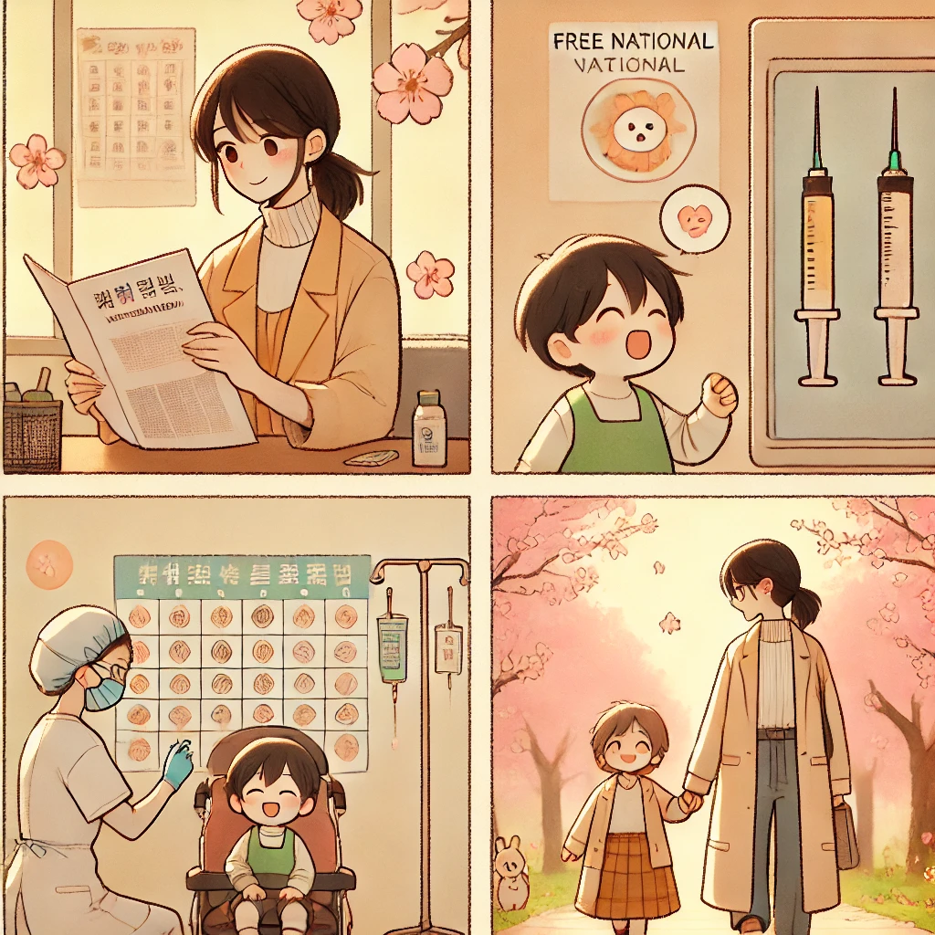 어린이 국가무료 예방접종 일정표 의료기관 병원찾기 관련 사진