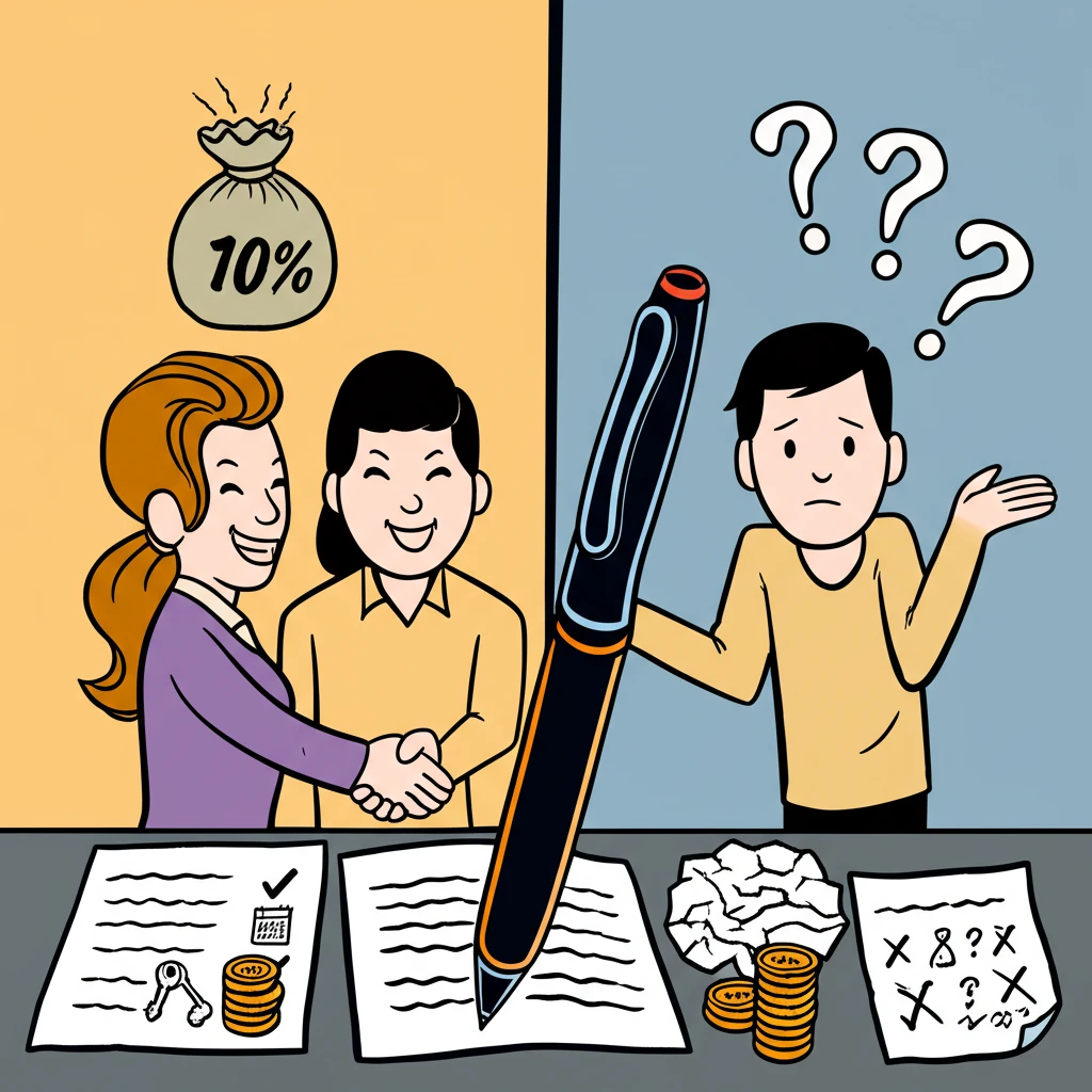 실제 지급액보다 약정 계약금 기준으로..