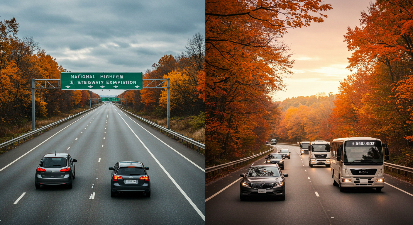 전국 고속도로와 다양한 차량에 적용되는 통행료 면제