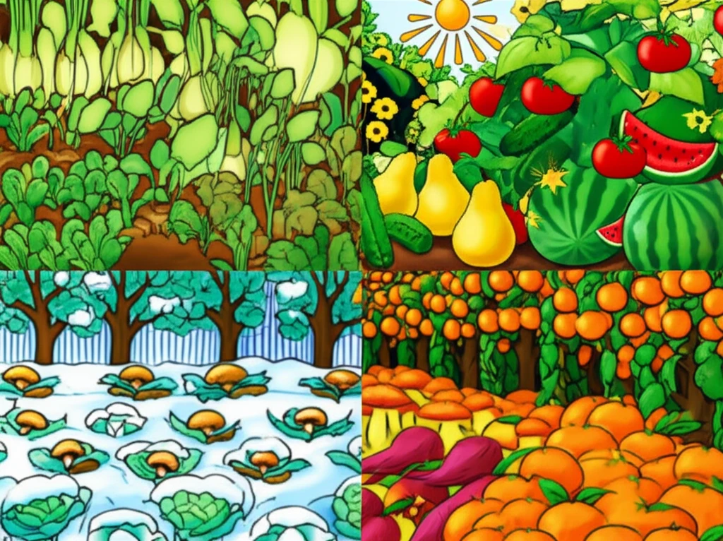 균형 잡힌 다이어트: 계절에 따른 영..