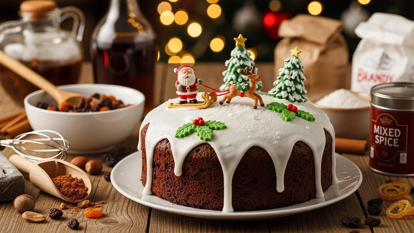 크리스마스 케이크 만들기