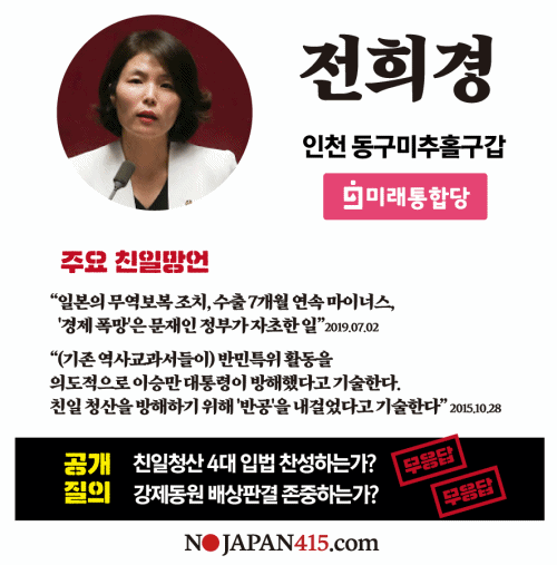 일본 불매 운동 - 친일 정치인