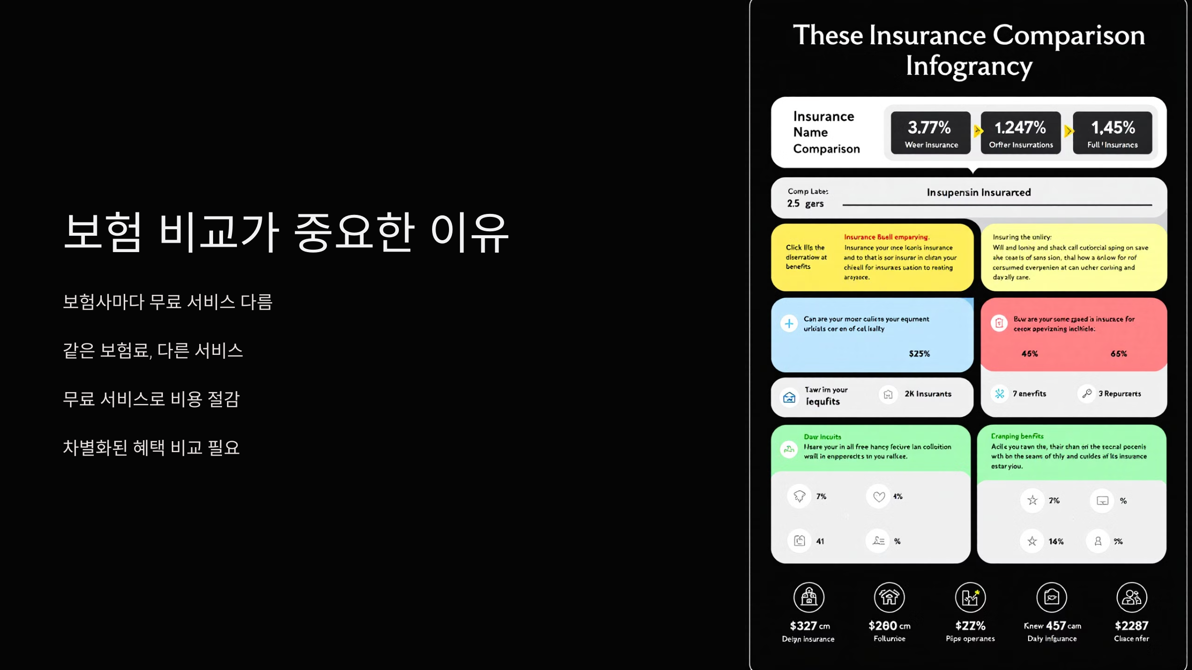 보험 비교가 중요한 이유