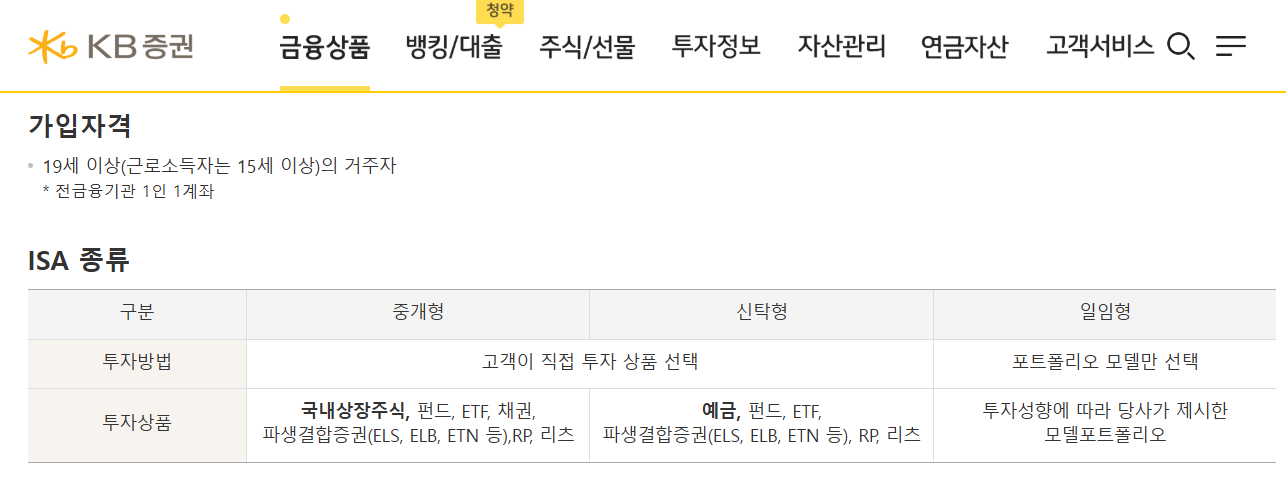 ISA 계좌 개설 방법