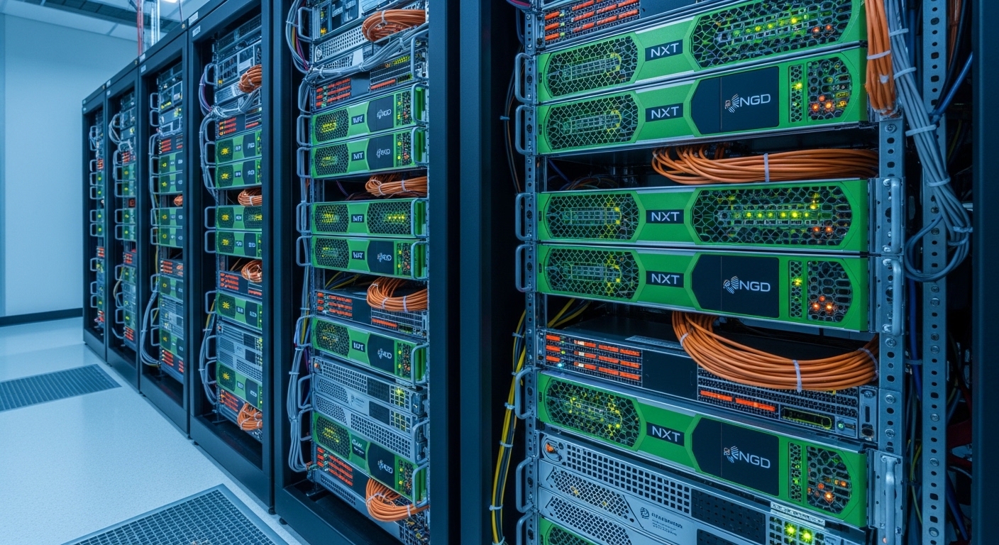 NXT RNGD 서버 AI 추론 인프라 공공기관 데이터센터 국산 NPU 서버랙 그린오렌지