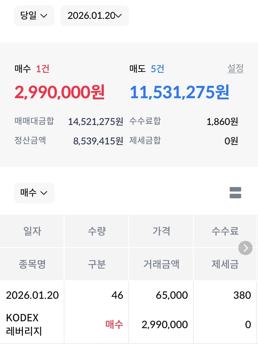 매매내역 계좌인증