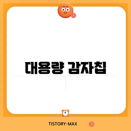 대용량 감자칩