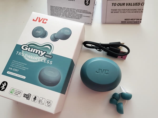 JVC 블루투스 이어폰 구성사진