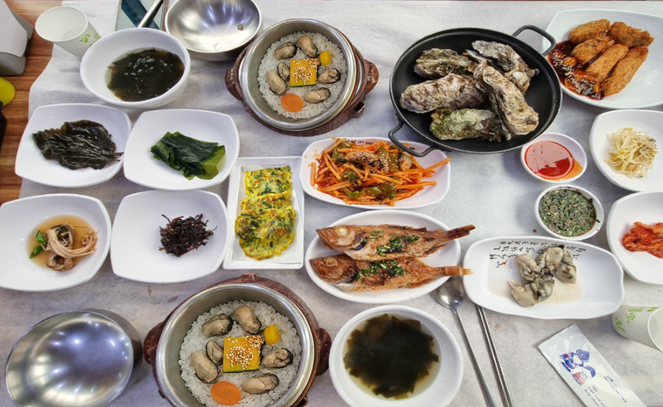 굴밥정식-A코스-한상