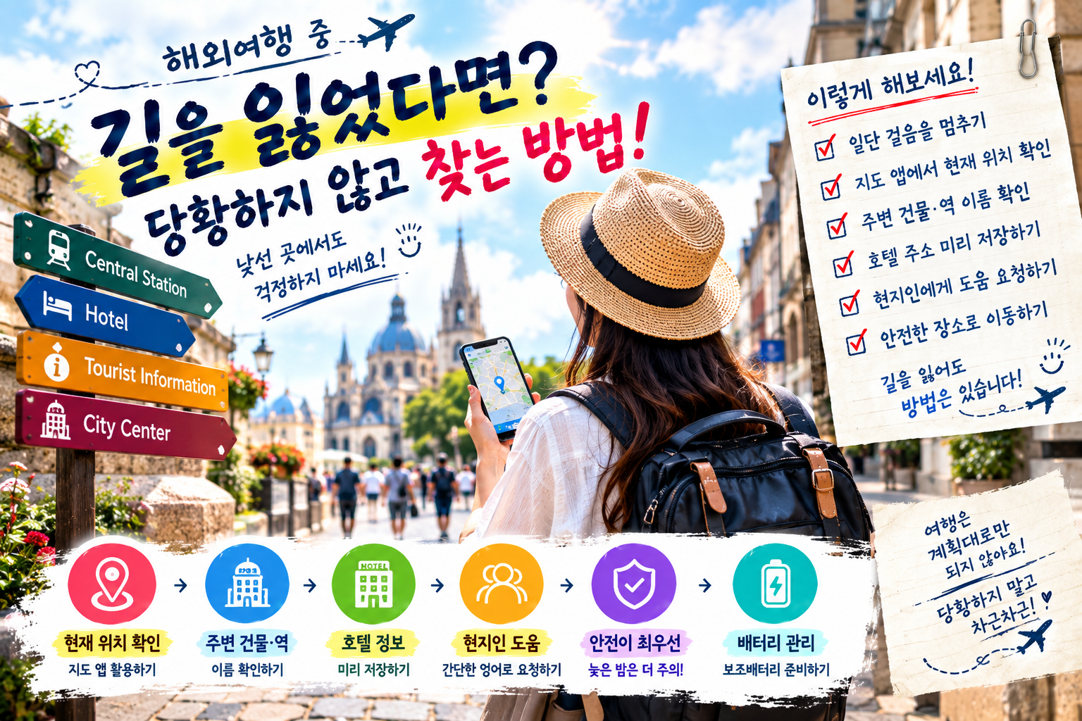 해외여행중 행동사항