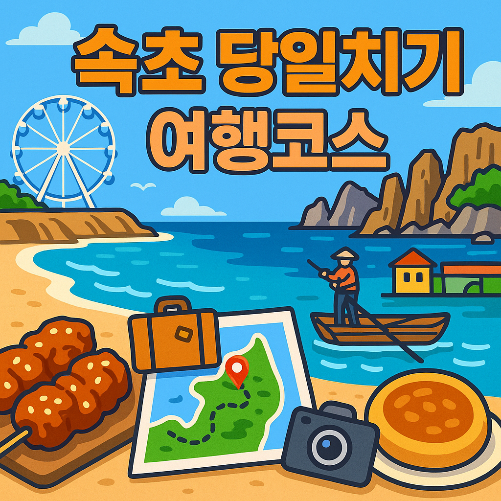 속초 당일치기 여행코스 추천 자연.맛집.포토존까지 하루 만에 즐기기! (2025 최신 가이드)