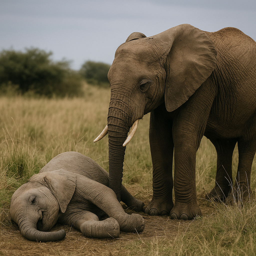 장례를 치르는 동물들 &ndash; 코끼리, 까마귀, 고래의 애도 행동