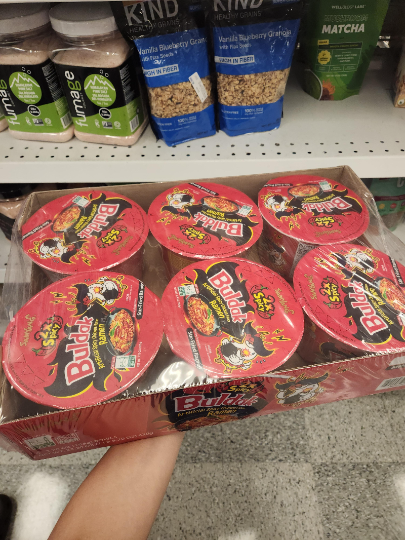 하와이 로스 불닭볶음면