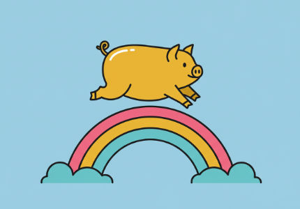 무지개 아래를 걷는 꿈