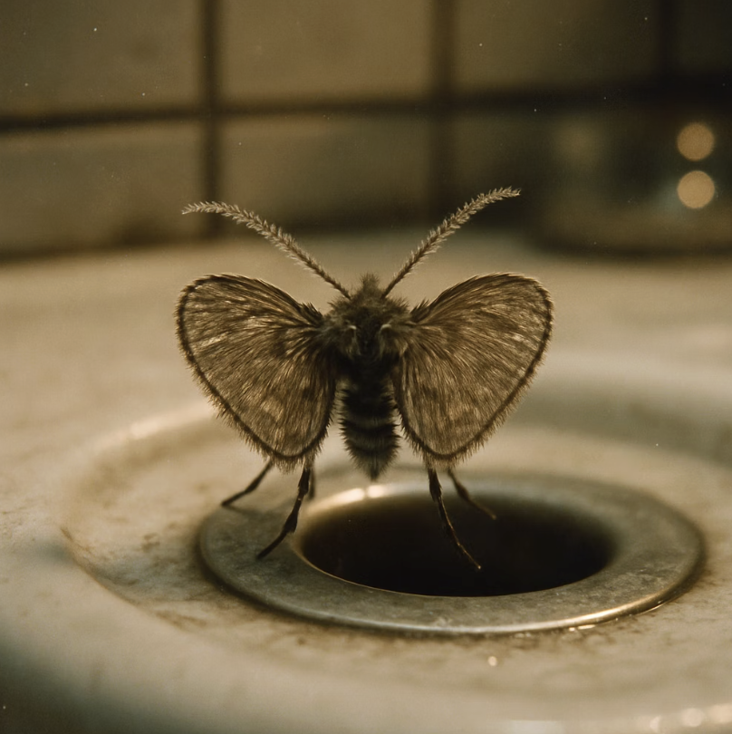 축축한 욕실의 불청객, '나방파리'