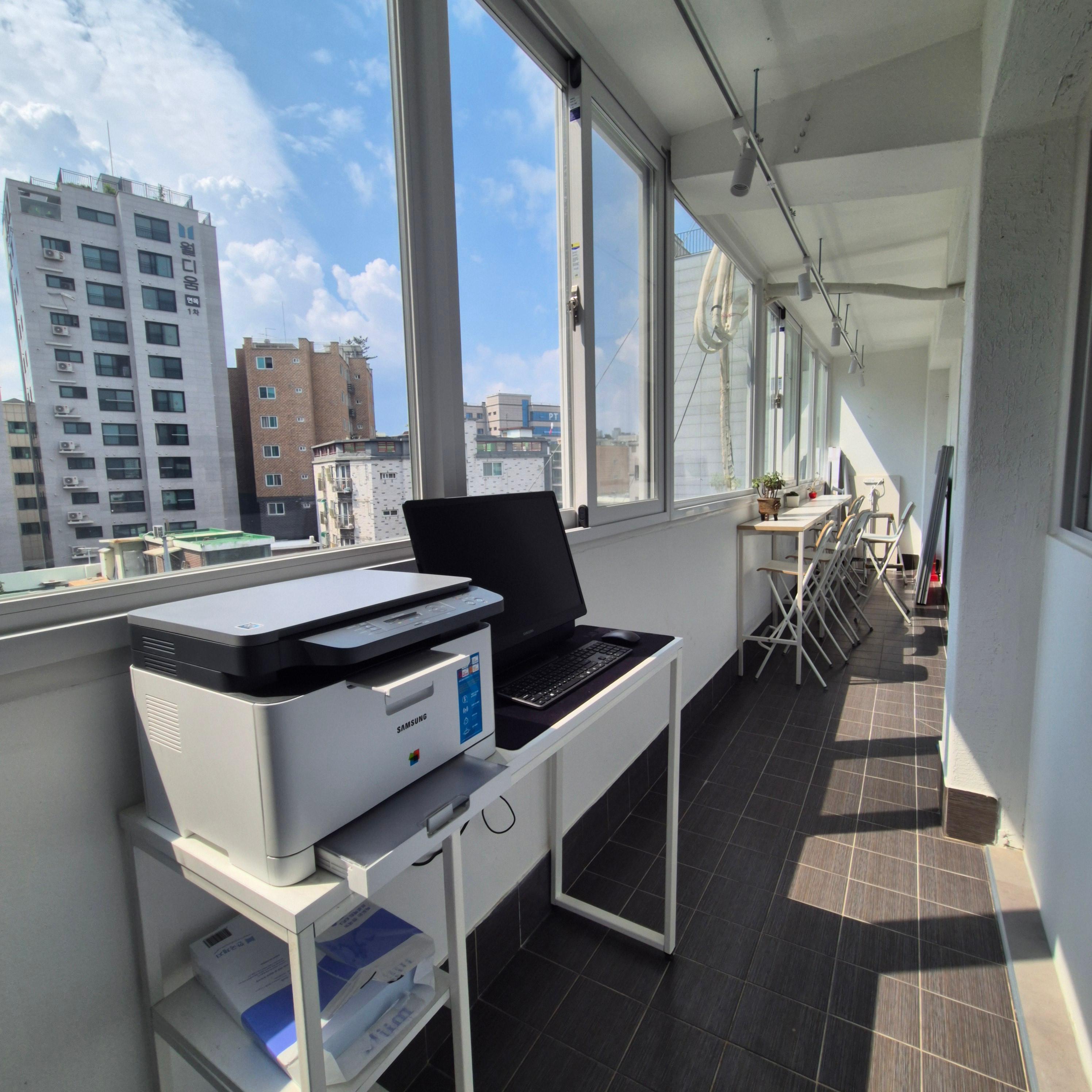 탕비실의 오전 모습