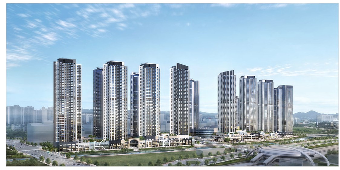 힐스테이트더운정오피스텔조감도