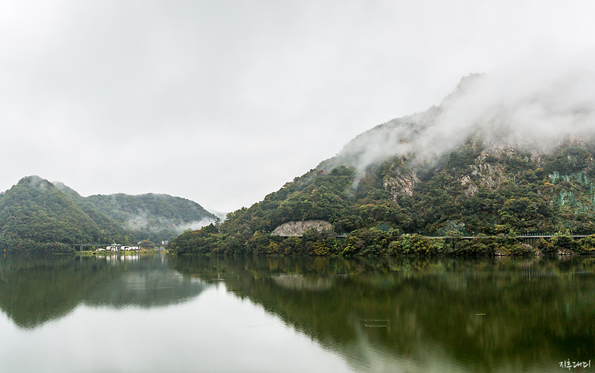 펜션 아침 풍경