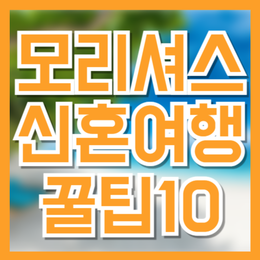 모리셔스 신혼 여행 꿀팁 10가지: 경비, 일정, 준비물 총정리