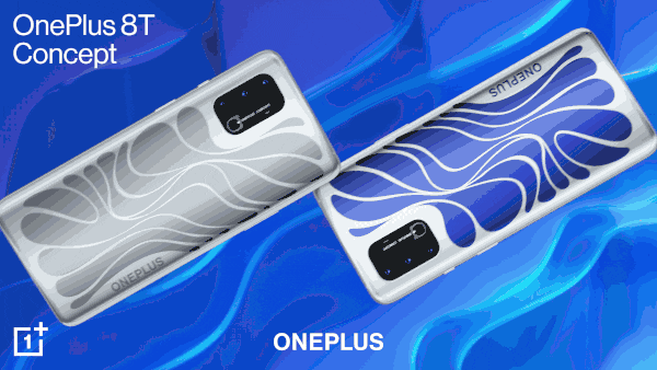 2020년 원플러스는 뒷면 색상이 자동으로 바뀌는 독특한 스마트폰을 공개했다.