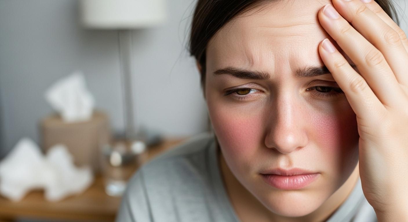 독감 증상 설사 메스꺼움