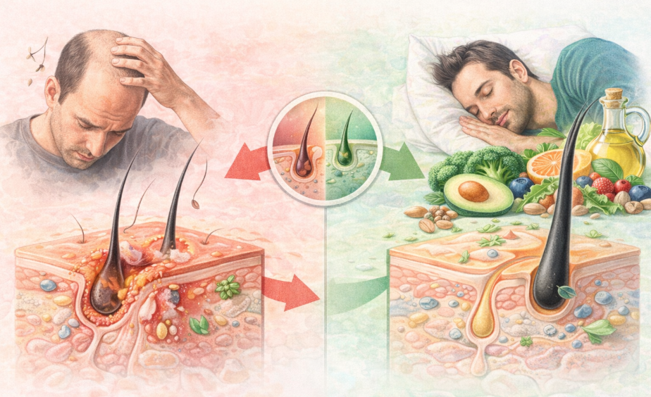 탈모 예방과 모근 강화 관련 사진