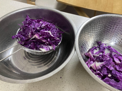 초간단 적양배추라페 만들기(양배추요리 레시피)