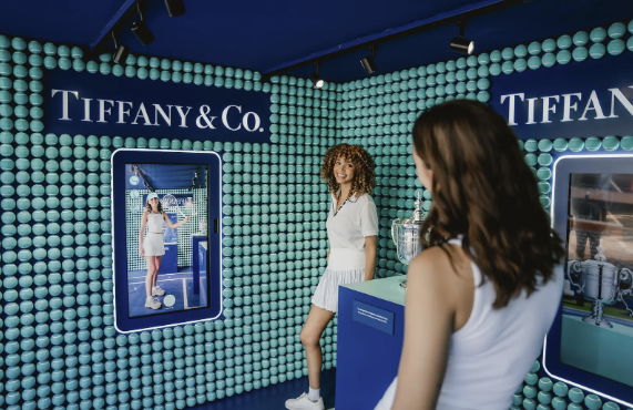 Tiffany & Co. brings digital diamonds, AR mirror to US Open