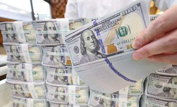 외화예금 역대 최대 감소