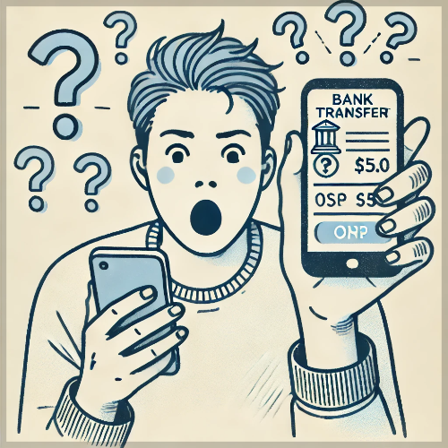 돈을-잘못보내-당황하는-모습