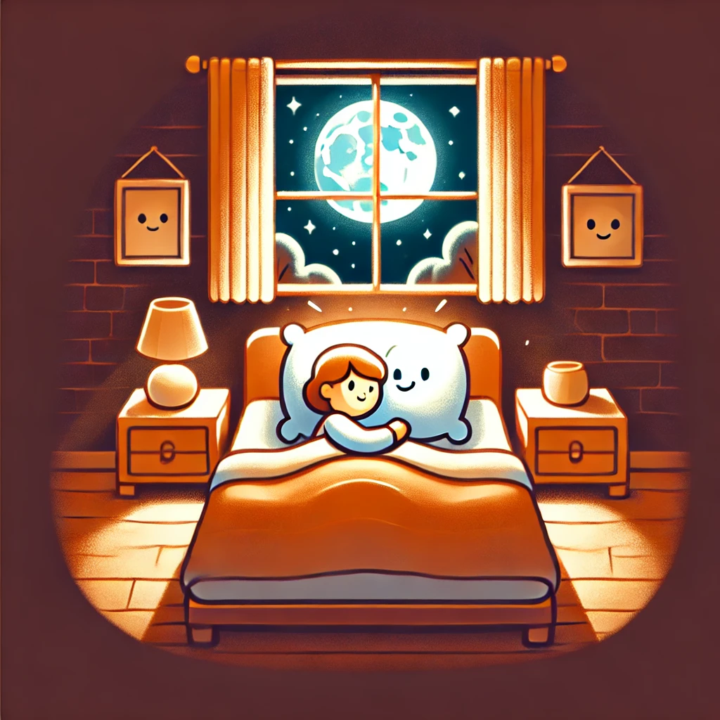 불면증을 해결하는 베개 이미지