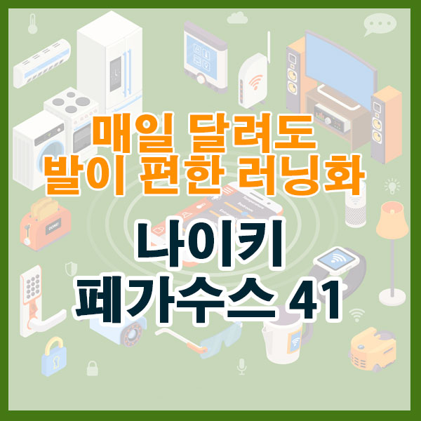 매일 달려도 발이 편한 러닝화, 나이키 페가수스 41