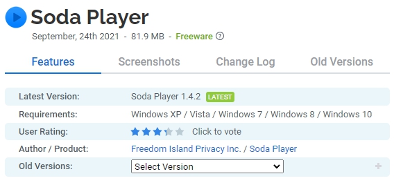 Soda-Player